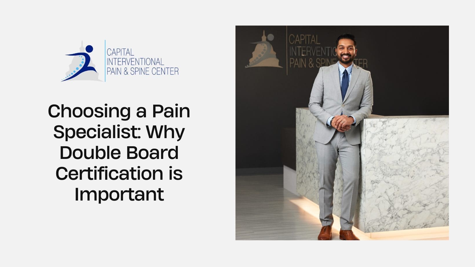 Double Board-certified Physician for Pain Management