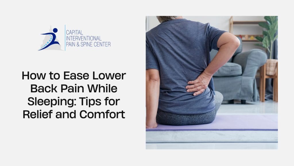ease lower back pain